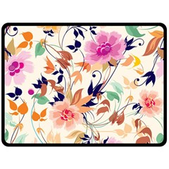 Abstract Floral Background Two Sides Fleece Blanket (large) by kyorashop23