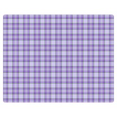 Purple Plaid Tartan 2 Two Sides Premium Plush Fleece Blanket (teen Size) by dressshop