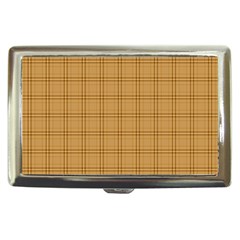 Autumn Fall Plaid Tartan 1 Cigarette Money Case by dressshop