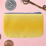 Cream Yellow To Amber Orange Bilinear Gradient Large Coin Purse Back