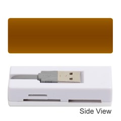 Amber Orange To Chocolate Brown Bilinear Gradient Memory Card Reader (stick) by GradientsOmbre