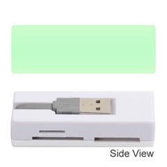 Cream Yellow To Mint Green Bilinear Gradient Memory Card Reader (stick) by GradientsOmbre