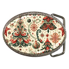 Christmas Tree Snow Belt Buckles by Bedest