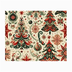 Christmas Tree Snow Small Glasses Cloth by Bedest