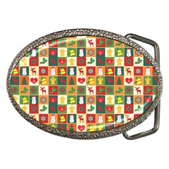 Template Christmas Pattern Belt Buckles by Proyonanggan