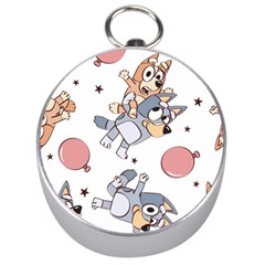 Bluey, Bluey Merch, Bluey Pattern, Bluey Bluey, Bingo, Bluey Design, Bluey Dog Silver Compasses by avitendut
