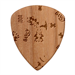 Bluey, Bluey merch, Bluey pattern, Bluey Bluey, bingo, Bluey design, bluey dog Wood Guitar Pick (Set of 10) Front