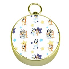 Bluey, Bluey Merch, Bluey Pattern, Bluey Bluey, Bingo, Bluey Design, Bluey Dog Gold Compasses by avitendut