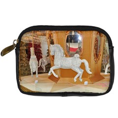 White Horse Digital Camera Leather Case