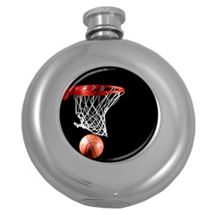 Basketball Hoops Hip Flask (5 Oz) by ArtsCafecom3